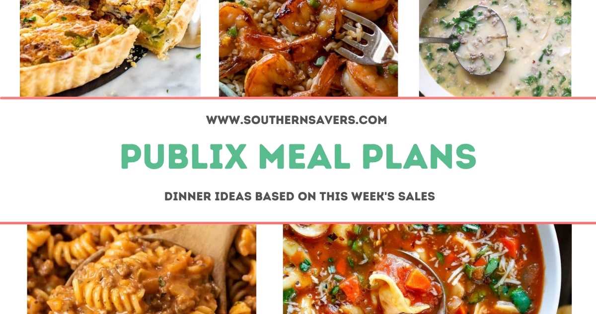 publix meal plans 11/17