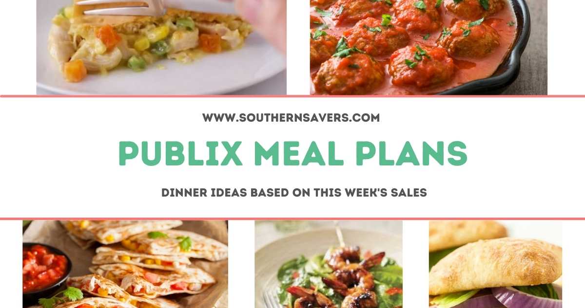 publix meal plans 12/1