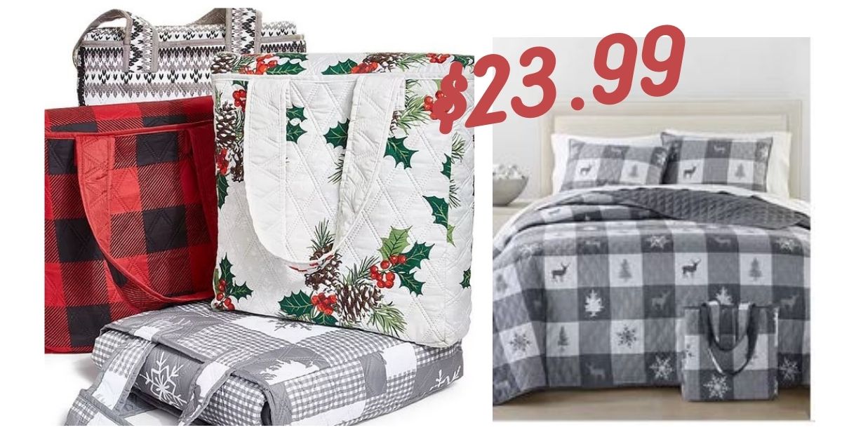 Martha Stewart Collection Quilt in A Bag Set for 23.99 Southern Savers