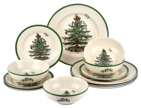 spode christmas dinnerware