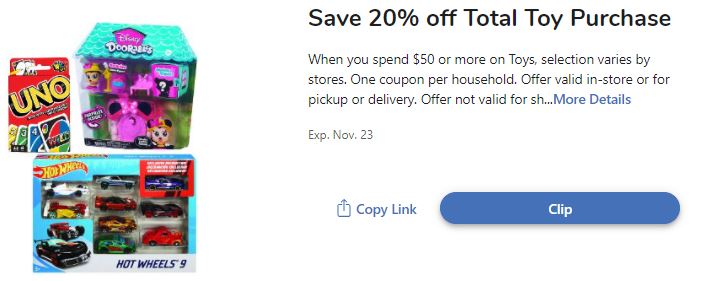 toy coupon