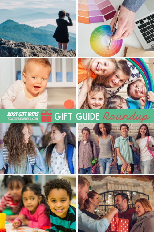 Find all of our 2021 gift guides in one place. We have a gift guides round up covering all ages and a variety of interests!