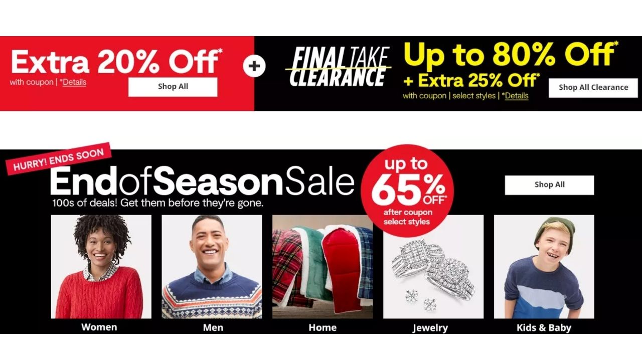 JCPenney  Up To 80% Off Clearance Items :: Southern Savers