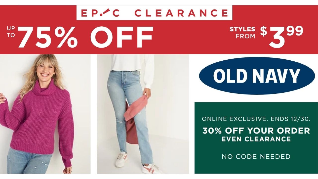 Old Navy - Epic Clearance Deals + 30% Off! :: Southern Savers