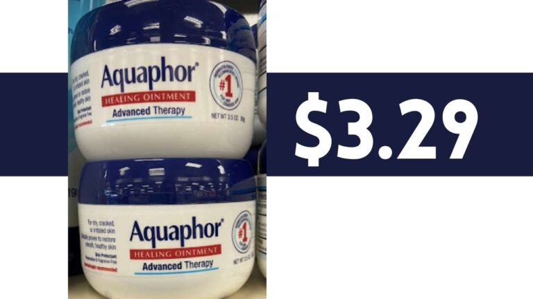 Aquaphor Advanced Therapy Healing Ointment for $3.29 :: Southern Savers