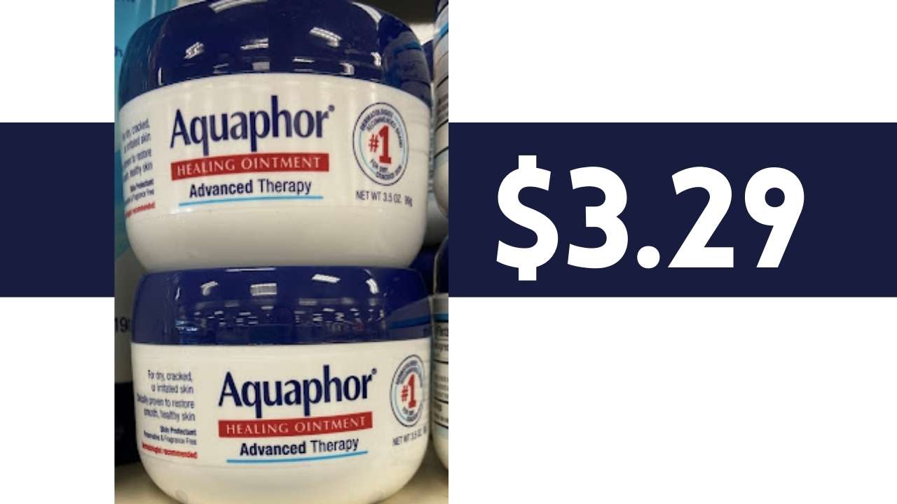 Aquaphor Advanced Therapy Healing Ointment for $3.29 :: Southern Savers
