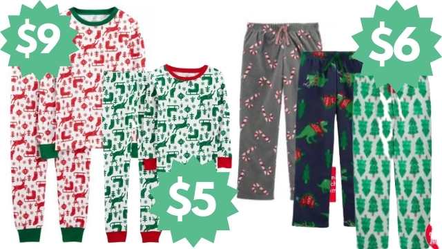 carter's christmas pajamas