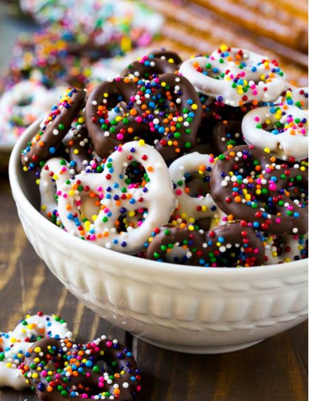 chocolate covered pretzels