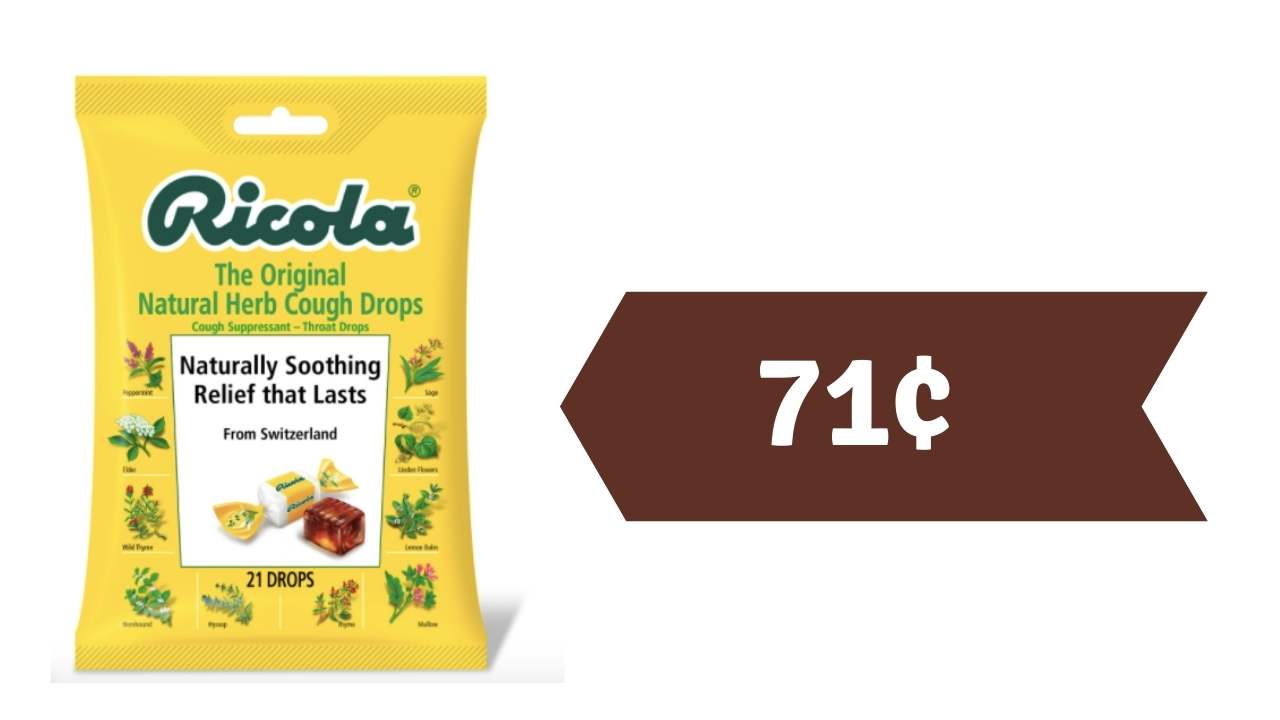 71¢ Ricola Throat Drops Publix Deal Southern Savers