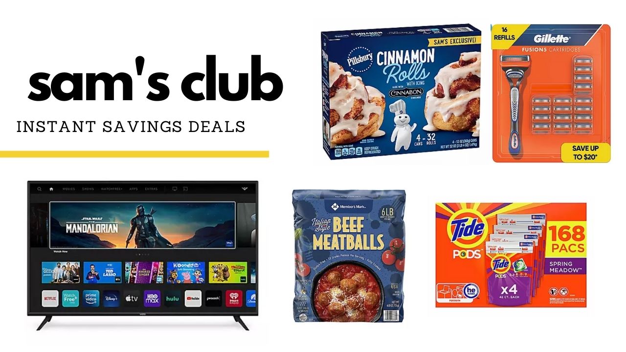 Sam's Club Instant Savings Deals 12/212/31 Southern Savers