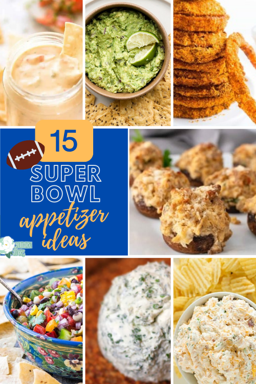 Celebrate the big game with friends, family, and delicious food! Here are 15 easy Super Bowl appetizer ideas so you can munch while you watch.