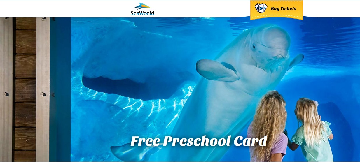 FREE Preschool Pass To SeaWorld & Aquatica Orlando Southern Savers