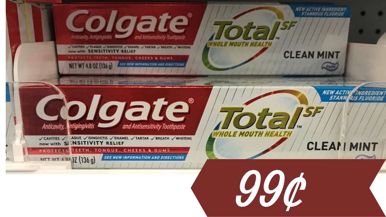 99¢ Colgate Total Toothpaste with Kroger eCoupon Southern Savers