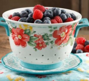 Details about   The Pioneer Woman Mazie 6-Piece Round Ceramic Nesting Bowl Set With Lid 