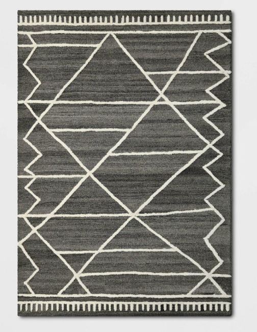 gray rug