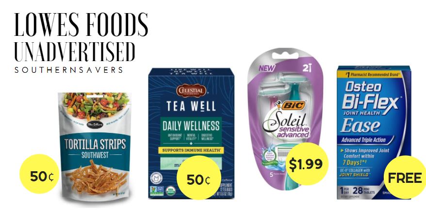 lowes foods unadvertised