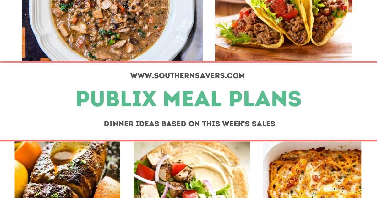 publix meal plans 1/19