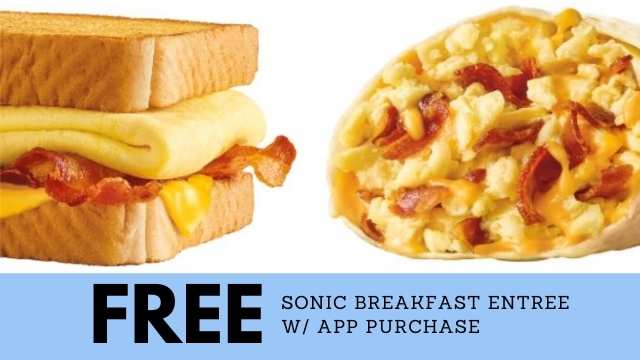 sonic free breakfast