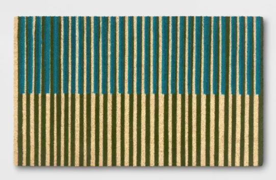 striped doormat