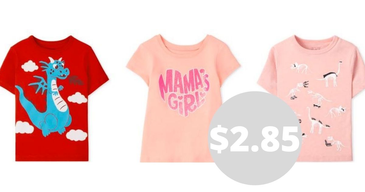 The Children's Place | Kids' Graphic Tees for $2.85 :: Southern Savers