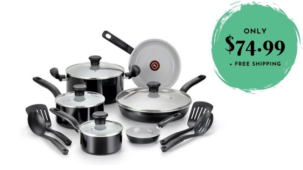 Macy's 14Piece Ceramic Cookware 74.99 Southern Savers
