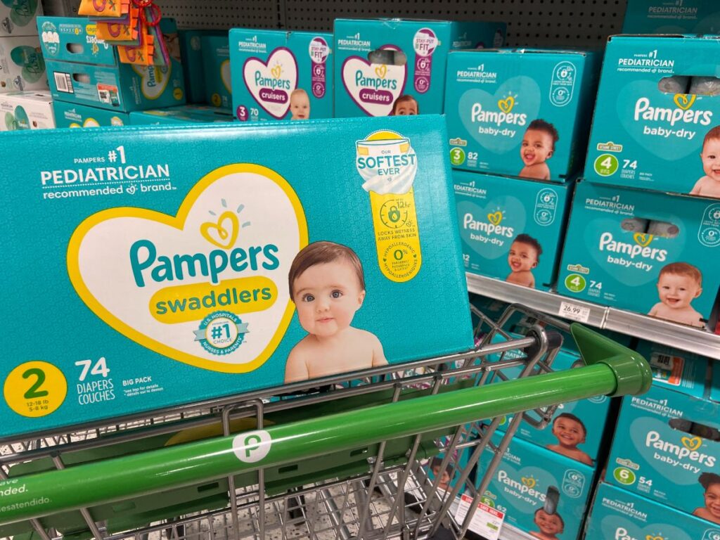 Stack the Savings on Pampers Diapers at Publix Save 6 Off A Box
