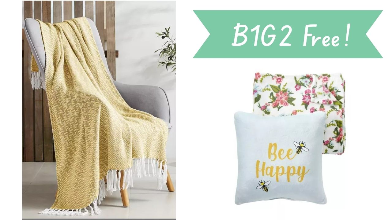 Belk Buy 1 Get 2 Free Pillows & Throws Southern Savers