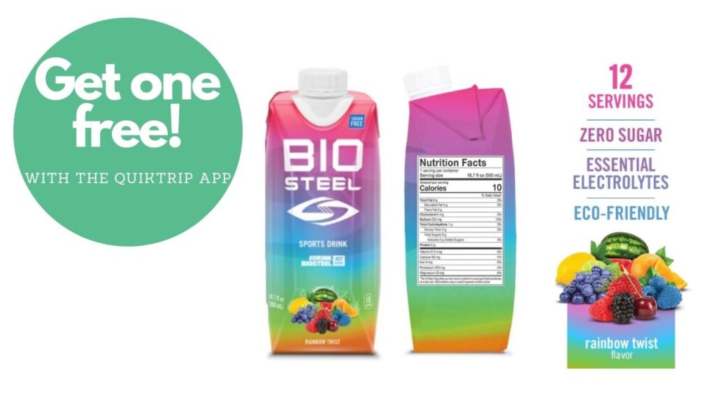 Free BioSteel Sports Drink At QuikTrip Southern Savers