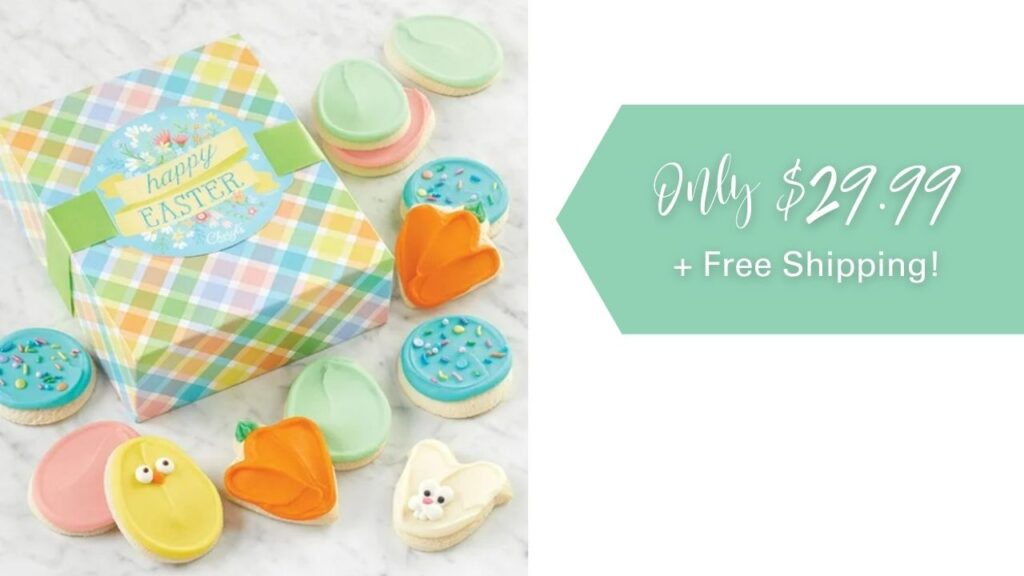 Cheryls' Cookies Easter Gift Box 29.99 + Free Shipping Southern