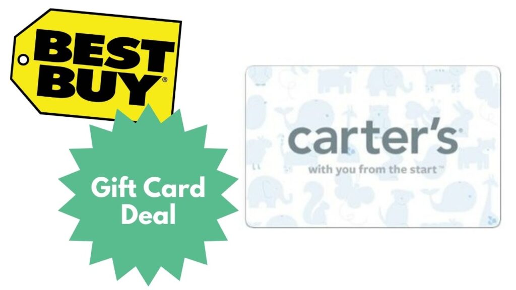 Best Buy Save 10 On Carter s Gift Cards Southern Savers