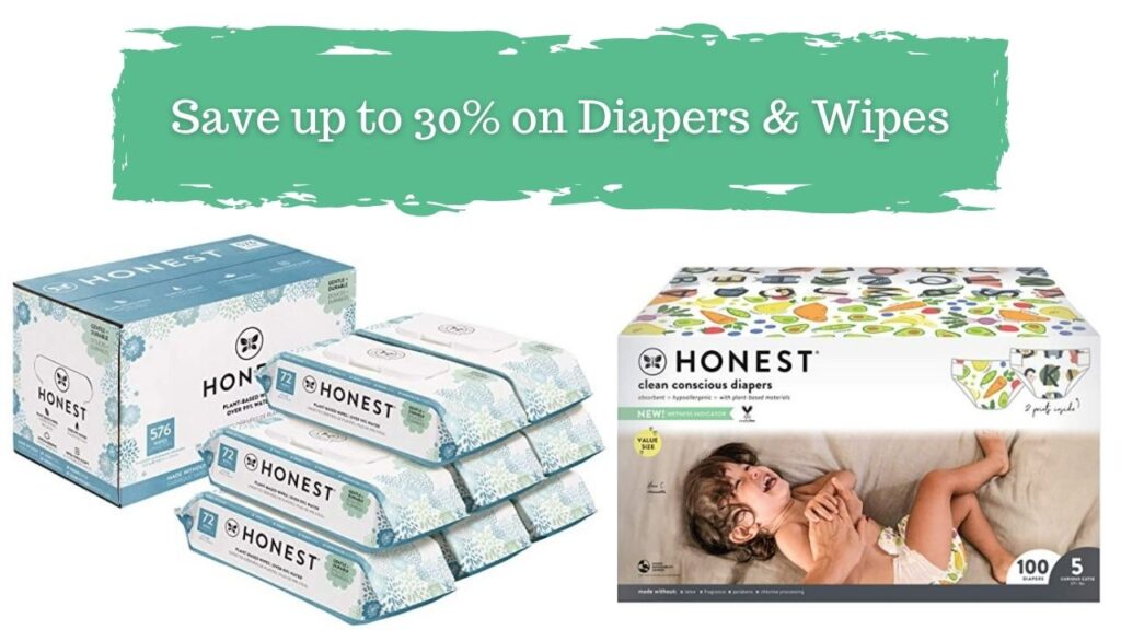 Amazon 30 Off Honest Company Diapers Southern Savers