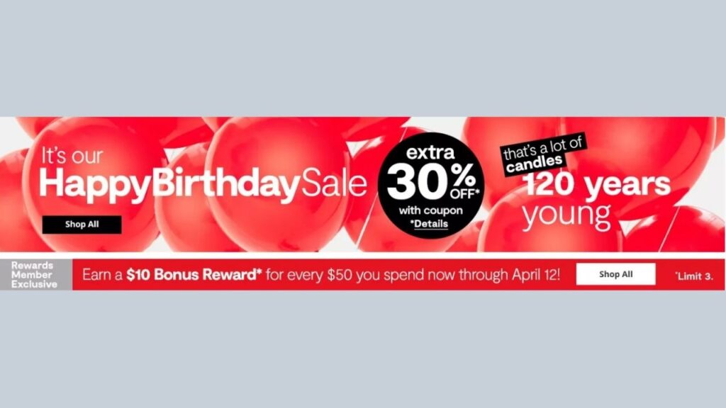 JCPenney 120th Birthday Extra 30 Off Southern Savers
