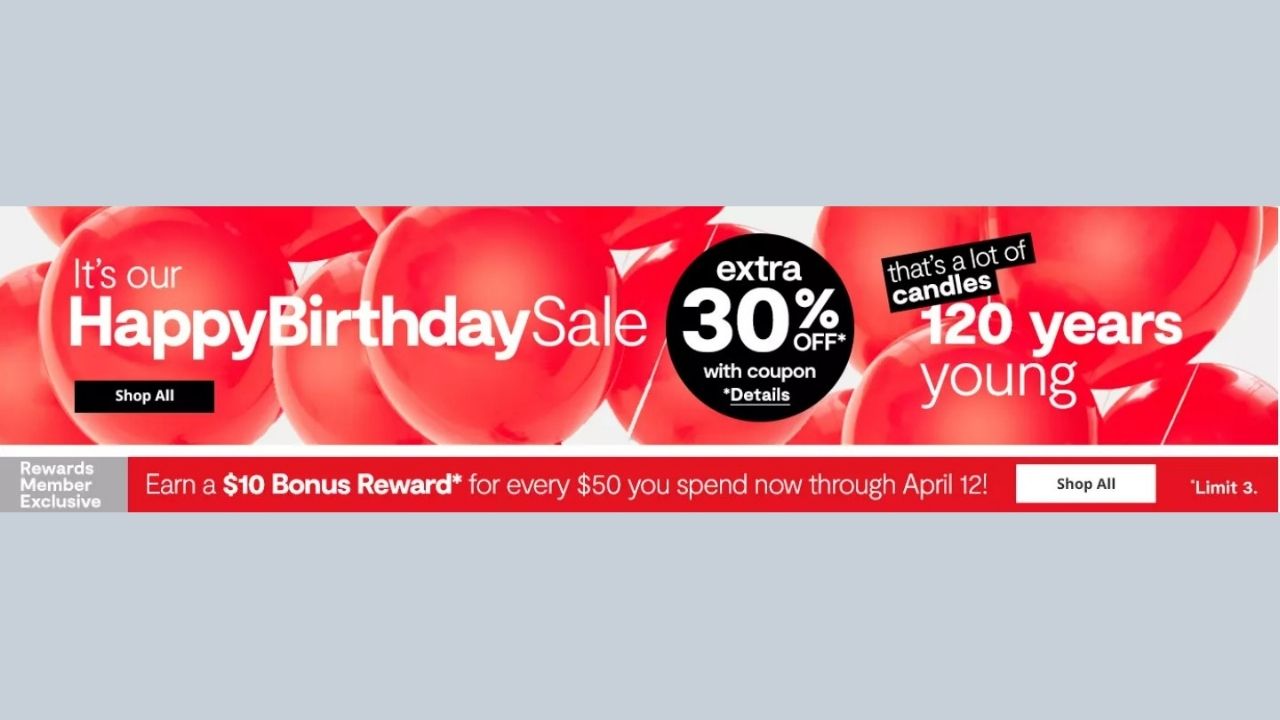 JCPenney celebrating 120th birthday with savings for customers