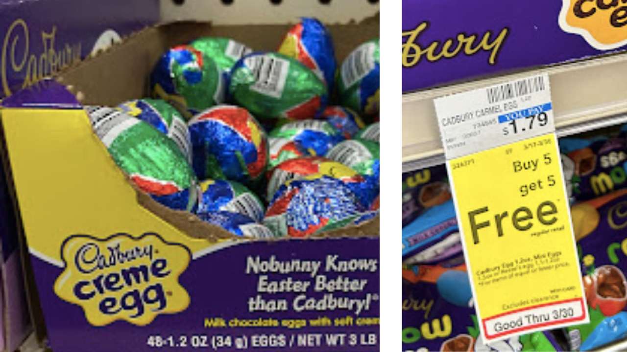 89¢ Cadbury Creme Eggs &amp; Reese's Eggs, No Coupons Needed :: Southern Savers