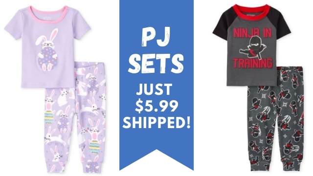 the children's place pj sets