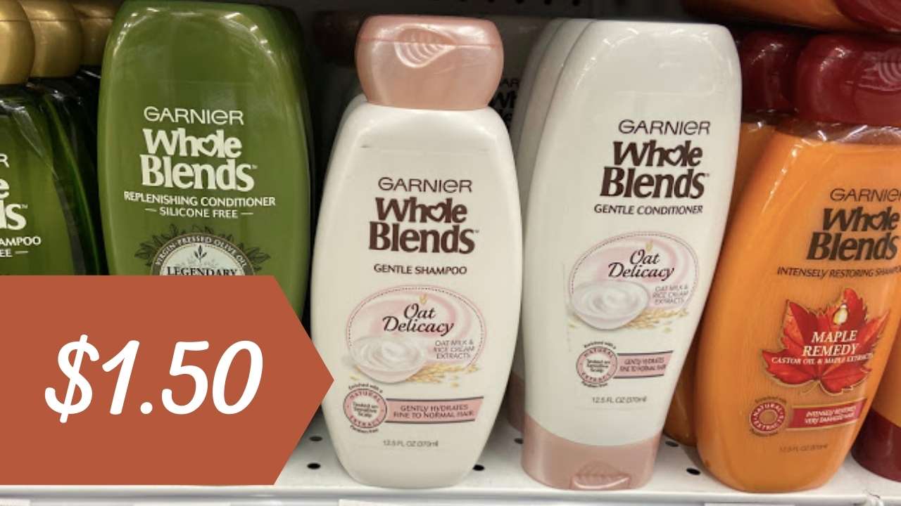 Image for $1.50 Garnier Whole Blends Haircare In-Store or Online at CVS