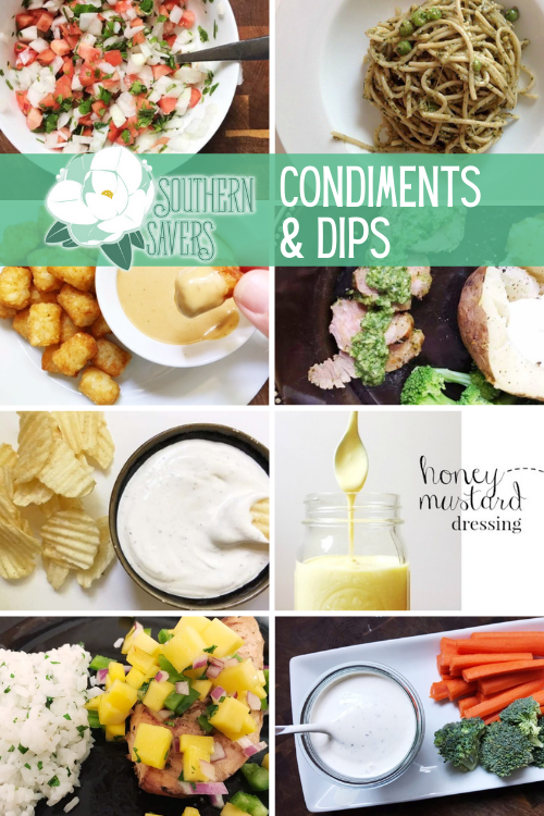 Include these condiments and dips into your meals and take them to the next level! From alfredo sauce to dressing, all of them are delicious!