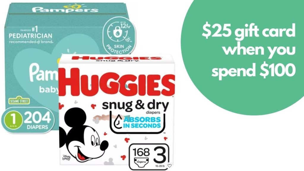 25 Target Gift Card With 100 Diapers Southern Savers