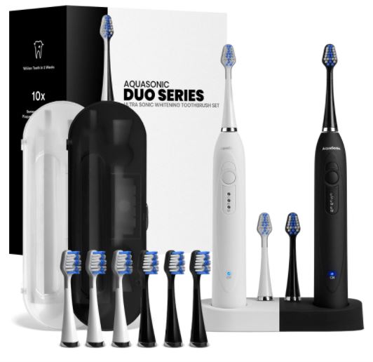 AquaSonic Duo Electric Toothbrush Set 33.96 (Reg. 69.95) Southern