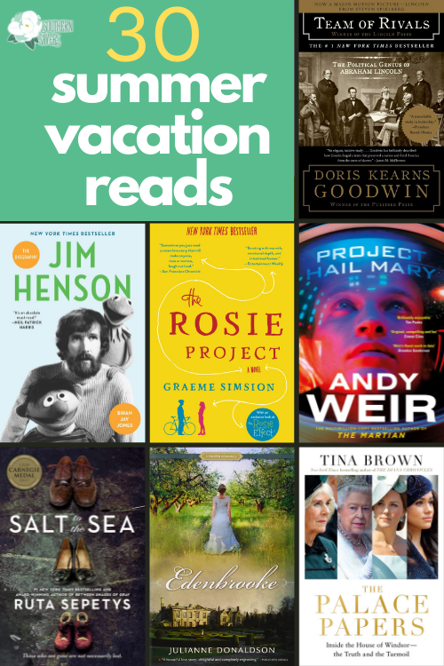 Whether you like romance or science fiction, here are 30 summer vacation reads that are all total page turners, perfect for travel or the beach!