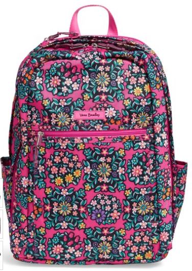 floral backpack