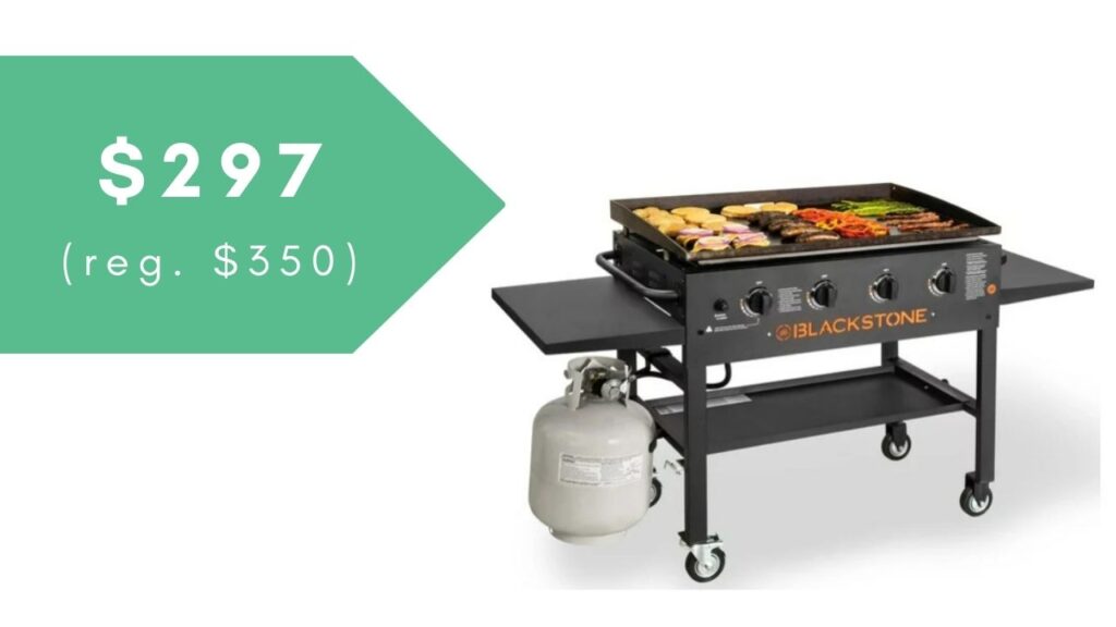 Walmart Deal Blackstone Flat Top Griddle Grill Southern Savers