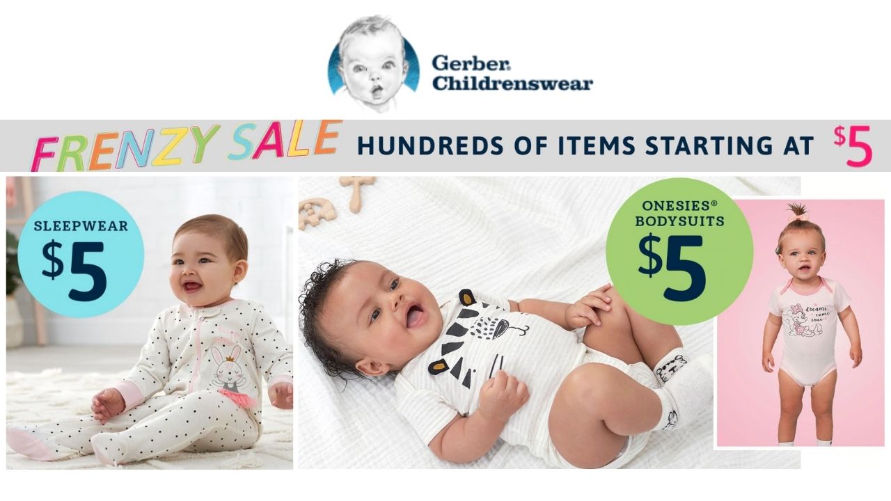 Gerber Childrenswear  $5 Frenzy Sale :: Southern Savers