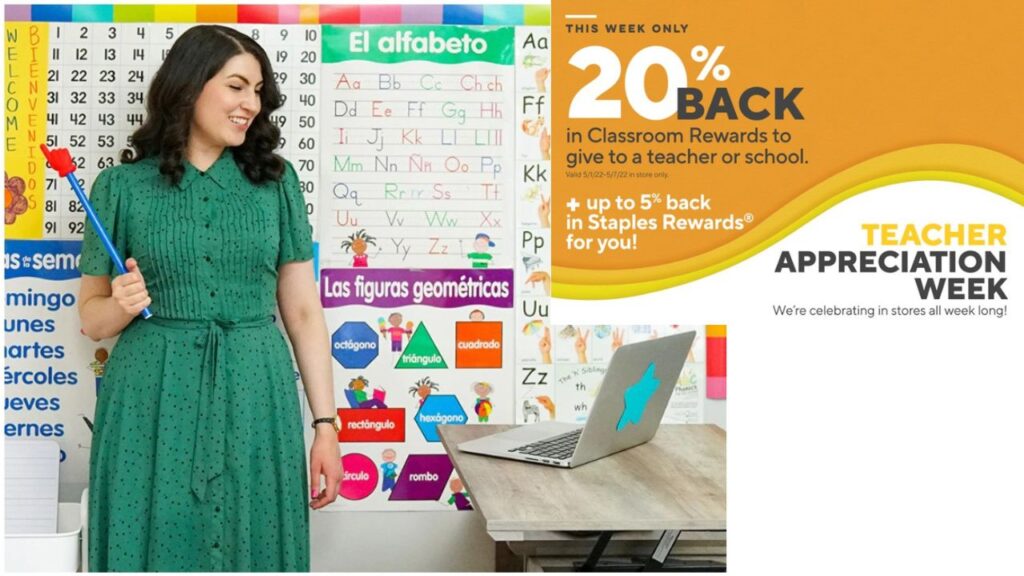 Staples Free Gift Box For Teachers + Get 20 Back In Classroom