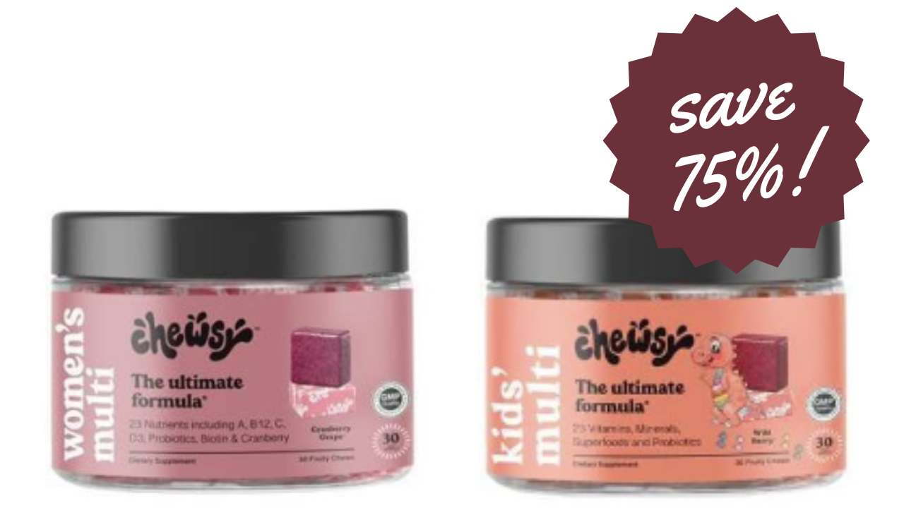 4.99 Chewsy Multivitamins (reg. 19.99) Target Deal Ends Tomorrow