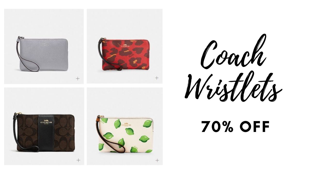Coach Outlet Wristlets Up To 70 off! Southern Savers
