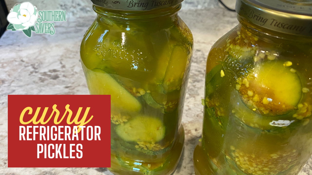 Curry Refrigerator Pickles Recipe Southern Savers