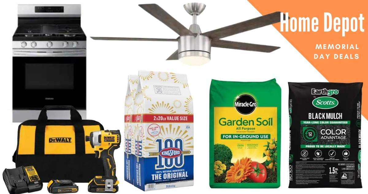 Home Depot Memorial Day Sale 50 Off Garden, Patio, Appliances & More