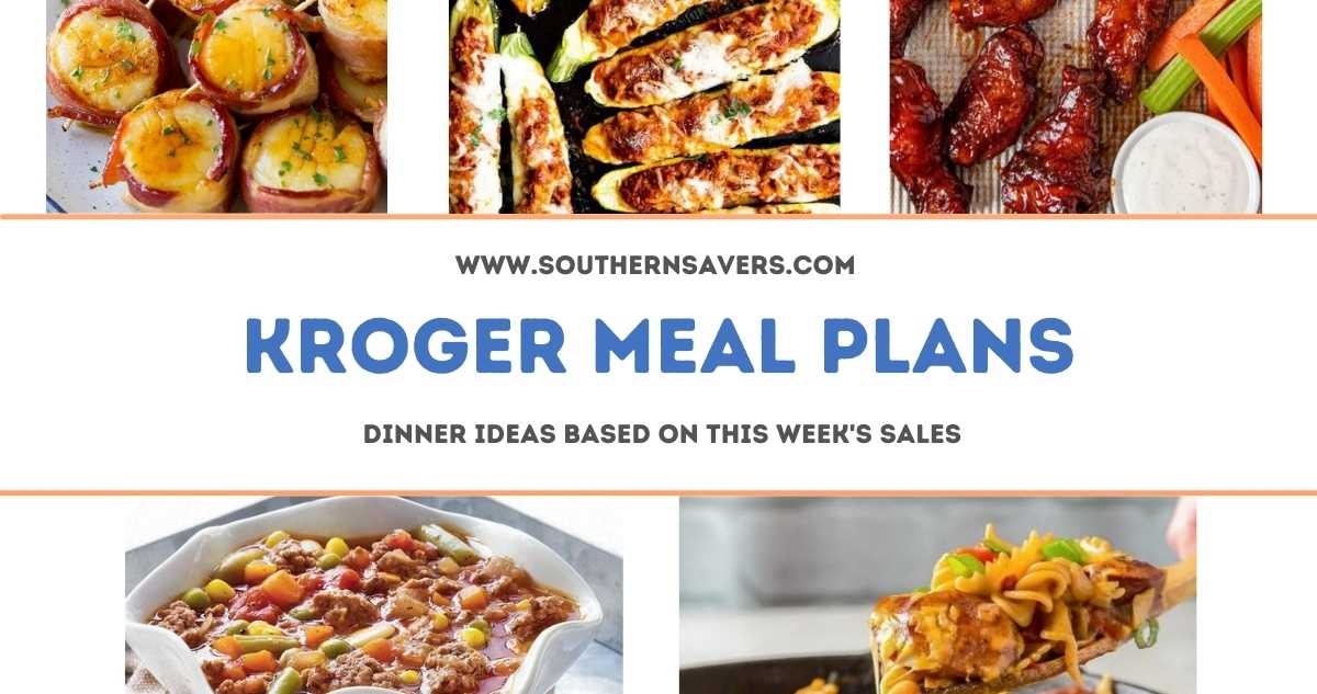 kroger meal plans 5/18