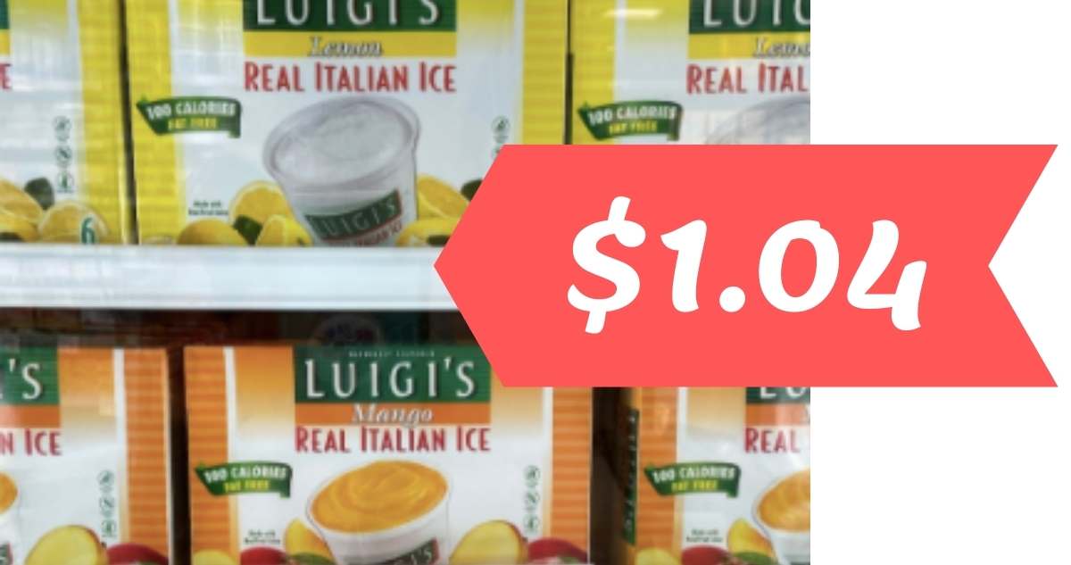 $1.04 Luigi's Real Italian Ice at Lowes Foods :: Southern Savers